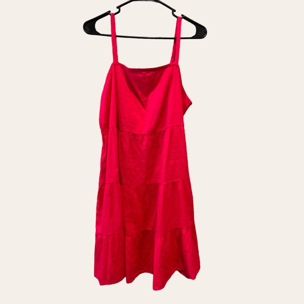 Old Navy | Pink Dot Spaghetti Strap Dress | Size L | NWT